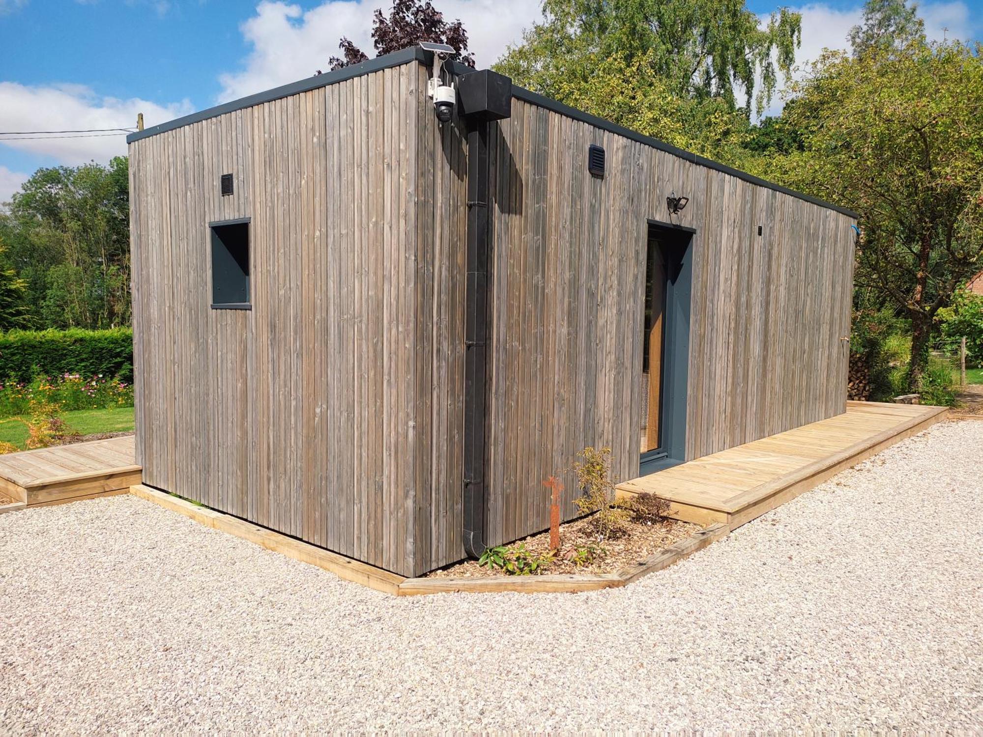 L'Ermitage - L'Ecolodge Des Monts Des Flandres - Au Coeur De 800M2 De Jardin Prive Saint-Jans-Cappel Exterior foto